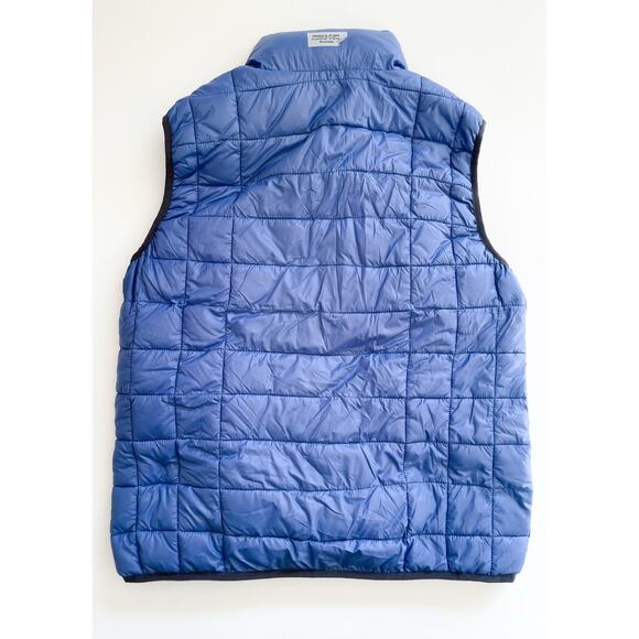 Boy's Blue Eddie Pen Packable Quilted Reversible Vest Size 10 - Picture 3 of 7